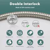 ch Shower Hose Replacement For Cleang 304 Staless Steel Shower Head Hoses ch High Pressure Bidet