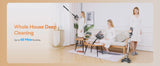 INSE 25Kpa Cordless Lightweight Stick Vacuum with Rechargeable Battery