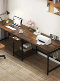 Tribesigns 78.74’’ Two Person Desk with 2 Drawers, Long Double Computer Desk