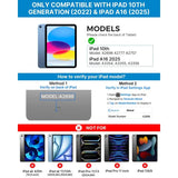 Touch iPad 11th 10th Generation Case with Keyboard 11 2025