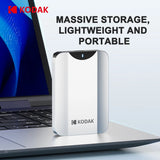 Kodak P230 Portable External Hard Drive 5Gbps 1T USB3.0 Lightweight 2.5-inch PHDD for PC Tablets