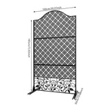 Metal Privacy Screen, Outdoor Privacy Screen for Balconies, Patios, Gardens