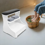 Foot Bath Stool Foot Rest Pedicure Manicure Funiture Trolley Footbath