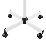 800W 110V Facial Steamer Floor Standing 750ml Tank 42°C Warm Steam with 360° Wheels
