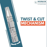 Nose Ears Hair Trimmer Safe Hair Removal Tool for Men Women Twist and Cut Mechanism Stainless Steel Clip Easy