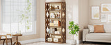 Tribesigns 6-Tier Bookcase, 71 Inches Industrial Bookshelves and Bookcases