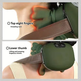 household shoulder and neck massager with temperature control, adjustable