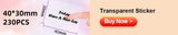 Phomemo M220 Label Printer Portable Handheld Thermal Maker Bluetooth Barcode QR Code Sticker Paper Rolls
