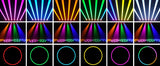 Somspot 2PCS 150W LED Lighting Projector for Party Concert Theater Bar