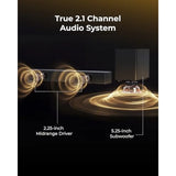 Sound Bar w/ Wireless Subwoofer, 240W Peak Power, VoiceMX and BassMX