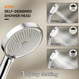 Tandem Shower Head For Couples, Dual Shower Head with Handheld, High Pressure Double Shower Heads