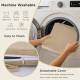 Square Chair Cushions for Dining Chairs 6 Pack Non Slip Seat Cushions for Kitchen Chairs Indoor Thick Dining Room Chair Pads wit