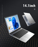 2026 Intel Core Atom A3950 Portable Laptop Computer 14.1 inch HD Gaming Laptop Windows 11