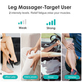 SEJOY Leg Air Compression Massager for Foot Heat, Handheld Controller