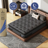 12"14"Memory Foam Mattress Queen King Size, Cooling Gel Infused Bed