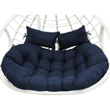 Double Egg Chair Cushion Replacement 55x35in -Thickened Waterproof