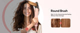 Bopcal 5 In 1 Hair Dryer Hot Air Comb Electric Hair Curling Iron 1200W High Speed Blower Multifunctional