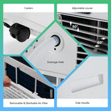 8000 BTU Portable Air Conditioner with Remote Control 3-in-1 w/ Drying