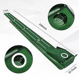 Portable Golf Putting Mat with Auto Ball Return for Home and Office