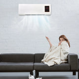 Wall Mounted Portable Air Conditioner W/ Remote Control for Home Office