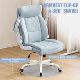 Executive Office Chair with High Back, Computer Desk Chair with Lumbar Support,