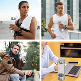 Hydrogen Water Bottle Generator, Portable Rechargeable 3-Minute Infusion for Home