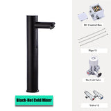 Gold Automatic Infrared Sensor Faucet Deck Mount Smart Touch Hand Free Inductive Water Tap Bathroom Sink Basin Faucets Water Tap
