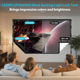 120 inch Outdoor Projector Screen with Stand for Backyard Movie Night