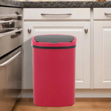 13 Gallon Tall Kitchen Garbage Can Touch-Free Motion Sensor High-Capacity Kitchen Trash Can