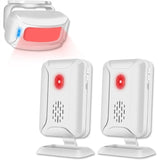 Motion Sensor Door Chime, 918ft Range Wireless Doorbell Alarm with 36 Tunes & 4 Volume Levels
