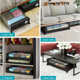 Stozle 1Pack/2Pack Under Bed Storage Boxes With Wheels, Large Capacity