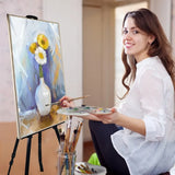 66-Inch Adjustable Metal Easel Stand for Painting, Displaying & Drawing - Lightweight Portable for Tabletop