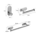 Bathroom Accessories Sets Toilet Tissue Roll Paper Holder Towel Rack Bar Rail Ring Robe Hook Hardware MD DC PRINT