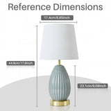18-Inch Table Lamp Set of 2 with E26 Socket, Up to 60W for Kids Room