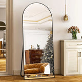 26" x 71" Aluminum Alloy Frame Full Body Mirror for Bedroom, Living Room
