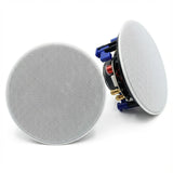 Herdio 2PCS 4'' Ceiling Mounted Speaker HD Digital Stereo Effect Recessed Ceiling Wall Waterproof