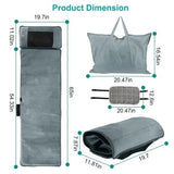 Electric Massage Mat Multifunctional Full Body Massager W/ Heating Kneading