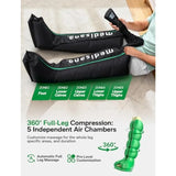 Full Leg and Foot Massager Compression Boots with 6 Modes and 3 Heat