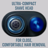Titanium Edge Ear and Nose Trimmer Dual Rotary Blade Heads with Light Water Resistant Travel Friendly Durable