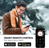Indoor Heating, Wall-Mounted or Recessed Electric Fireplace, Ultra-Slim