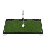 Foldable Flat Golf Practice Mat with Auto Ball Return System for Home