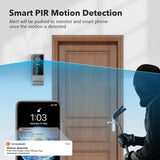 Smart Video Doorbell: PIR Motion Sensor, Two-Way Intercom, Night Vision, Wireless