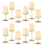 Pillar Candle Holders Candelabra - Bulk Candle Stand Iron Plate Minimalism