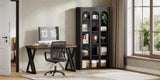 Tribesigns 70.87" Bookshelf, 5-Tier Arched Display Bookcase with Open Storage Shelves,