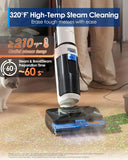 Corded 3-in-1 Wet Dry Vacuum Mop with Steam, 320°F High-Temp Cleaning