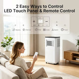 10000 BTU Portable AC with Cool, Dehumidifier,for Rooms Up to 450 Sq. Ft.,
