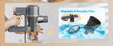 INSE 25Kpa Cordless Lightweight Stick Vacuum with Rechargeable Battery