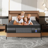 12"14"Hybrid Mattress Single Double King Size For Back Pain Relief Feel