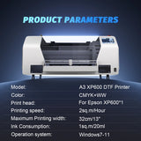 OYfame 33CM DTF Printer A3 For Epson XP600 Directly To Film a3 tshirt printing machine