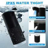 Soap Dispenser, 2 Pack Black and White Touchless Liquid Soap Dispensers
